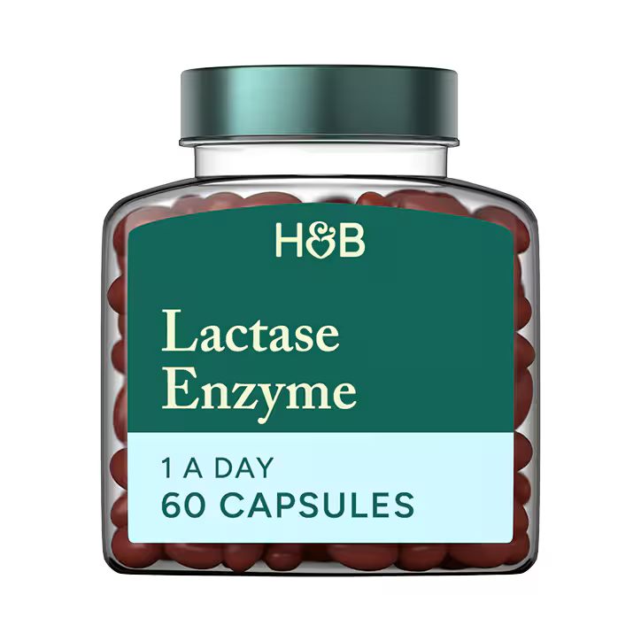 Holland & Barrett Enzima Lactasa 125 mg - 60 Cápsulas