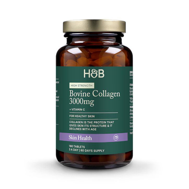 Holland & Barrett Complemento Alimenticio Colágeno Bovino 3000mg + Vitamina C