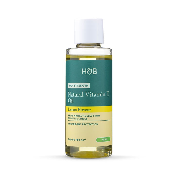 Holland & Barrett Aceite de Vitamina E Natural de Alta Potencia Sabor a Limón - 75ml