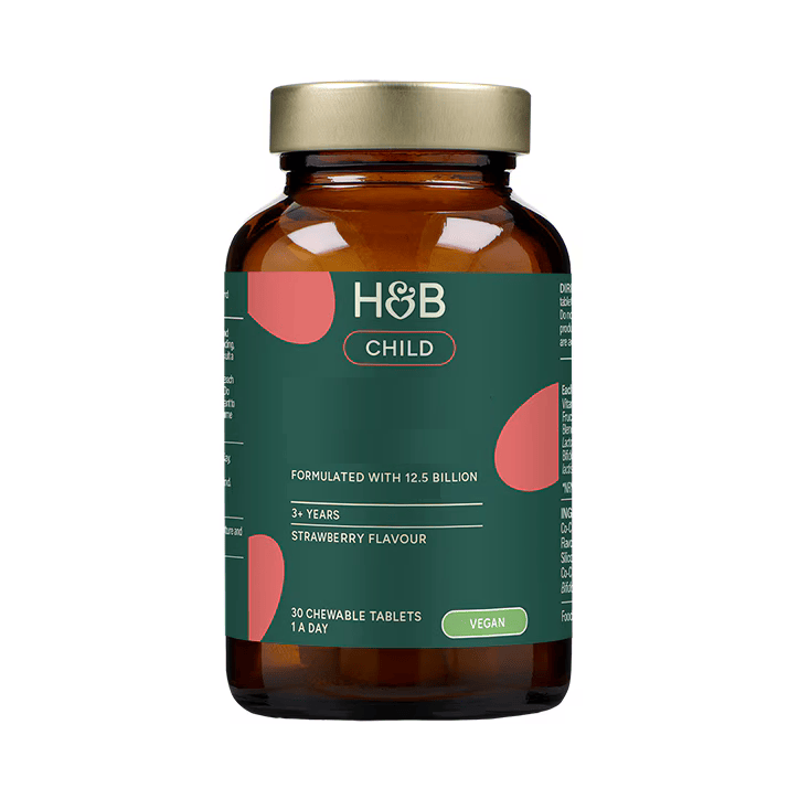 Holland & Barrett Contiene Probióticos para Mayores de 3 Años - 30 Comprimidos Masticables