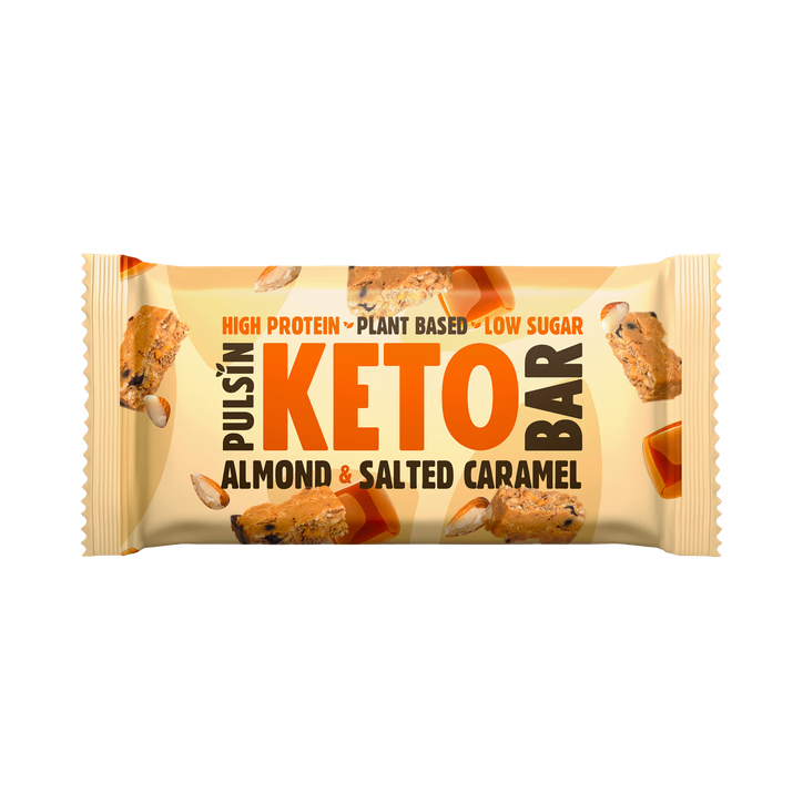 Pulsin Barrita Keto de Almendras y Caramelo Salado - 50g
