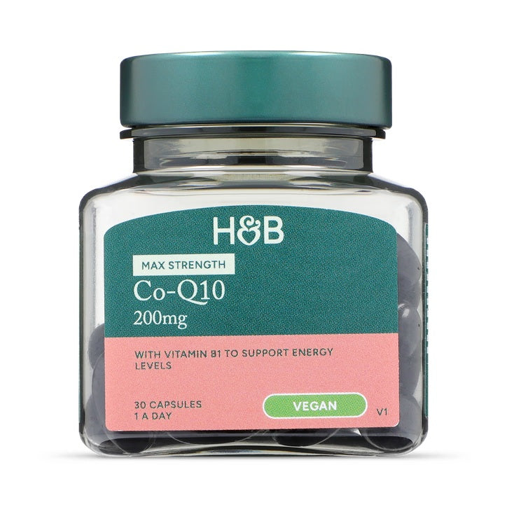 Holland & Barrett Co-Q10 200mg Máxima Potencia - 30 Cápsulas