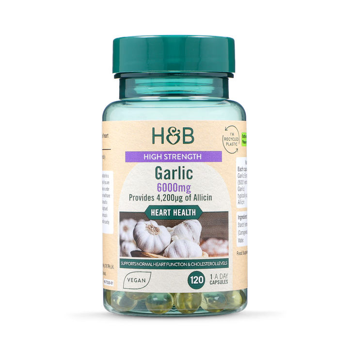 Holland & Barrett Ajo 6000mg de Alta Potencia - 120 Cápsulas