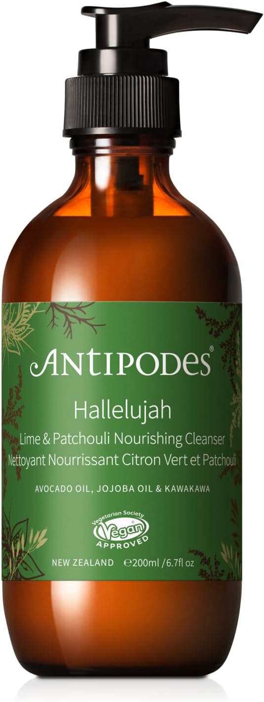 Antipodes Hallelujah Limpiador Facial Nutritivo de Lima y Pachulí - 200ml