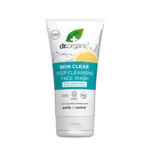 Dr Organic Limpiador Facial para Poros Profundos - 125ml