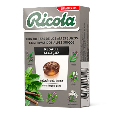 Ricola Caramelos de Regaliz - 50g