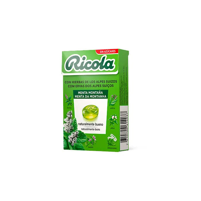 Ricola Caramelos con Hierbas Suizas Sabor Menta Montaña - 50g