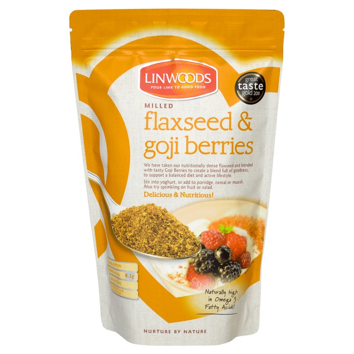 Linwoods Molido de Semillas de Lino & Bayas de Goji - 425g