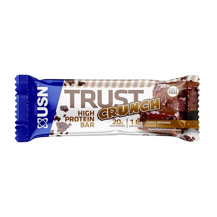 USN Trust Crunch Bar Dulce De Brownie - 60g