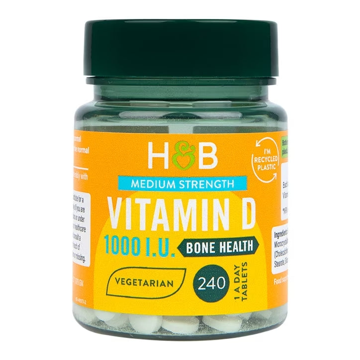 Vitamina D 1000 UI Media Potencia - 240 Comprimidos