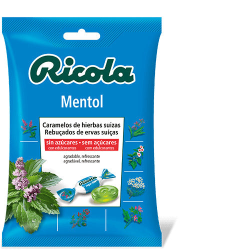 Ricola Caramelos de Hierbas Suizas con Mentol - 70g
