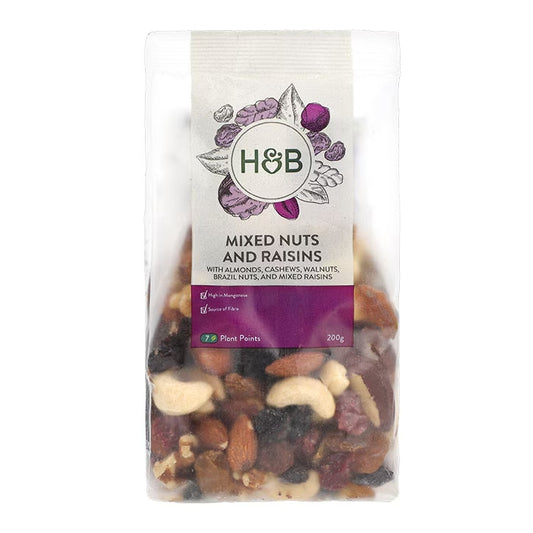 Holland & Barrett Mezcla de Frutos Secos y Pasas - 200g