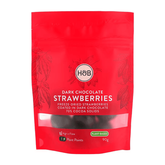 Holland & Barrett Fresas con Chocolate Negro - 90g