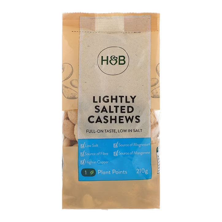 Holland & Barrett Anacardos Ligeramente Salados - 210g