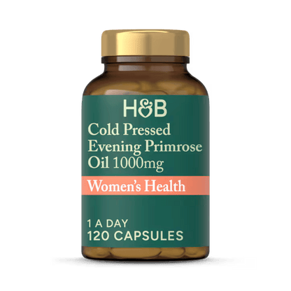 Holland & Barrett Aceite de Onagra Prensado en Frío 1000mg - 120 Cápsulas