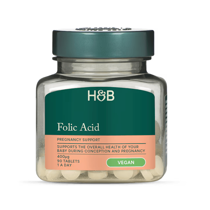 Holland & Barrett Ácido Fólico 400μg - 90 Comprimidos
