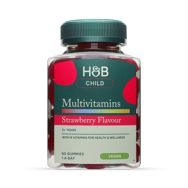 Holland & Barrett COMPLEMENTO ALIMENTICIO A BASE DE VITAMINAS para Niños Sabor Fresa - 60 Gominolas