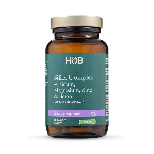 Holland & Barrett Complejo de Sílice + Magnesio, Calcio, Zinc y Boro - 90 Comprimidos