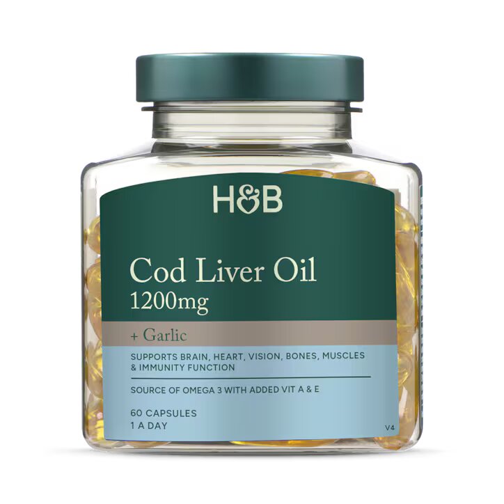 Aceite de hígado de bacalao y ajo