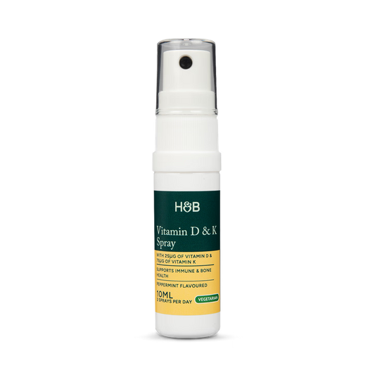 Holland & Barrett Vitamina D y K en Spray con Sabor a Menta - 10ml