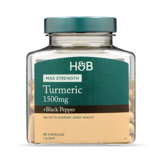 Holland & Barrett Cúrcuma Máxima potencia 1500 mg + Pimienta Negra - 90 Cápsulas