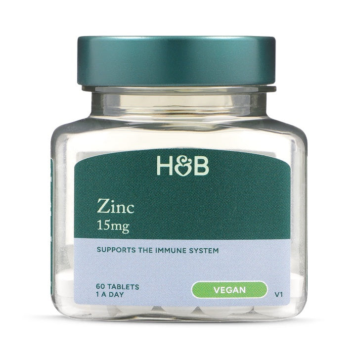 Holland & Barrett Zinc 15mg - 60 Comprimidos