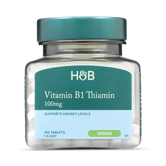 Holland & Barrett Vitamina B1 Tiamina 100mg - 120 Comprimidos