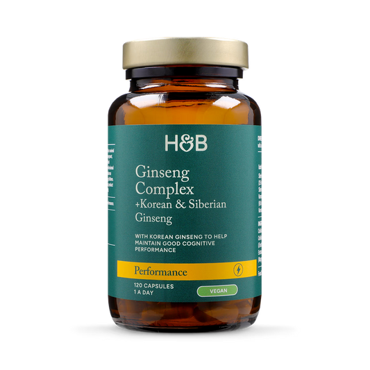 Holland & Barrett Complejo de Ginseng + Ginseng Coreano y Siberiano - 120 Comprimidos