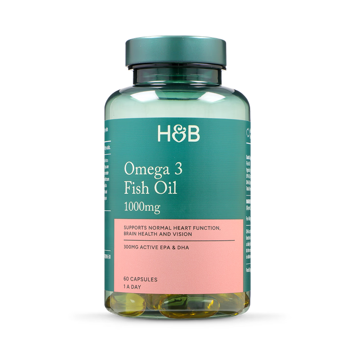 Holland & Barrett Aceite de Pescado Omega 3 1000mg - 60 Cápsulas