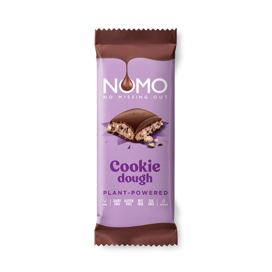 Nomo Tableta Vegetal de Chocolate con Sabor a Masa de Galleta - 127g