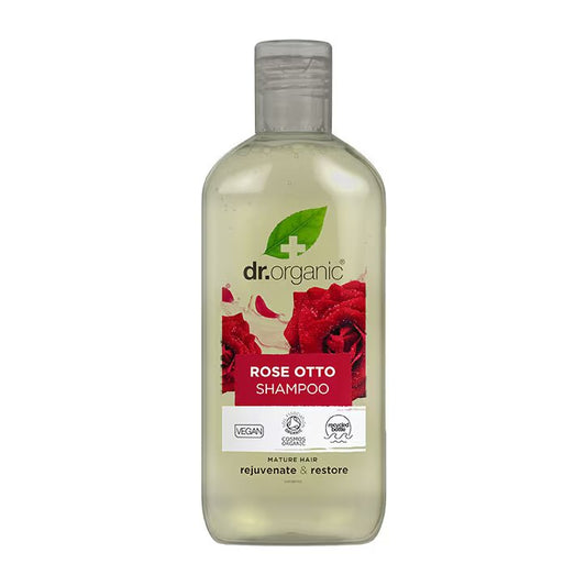 Dr Organic Champú de Rosa Otto - 265ml