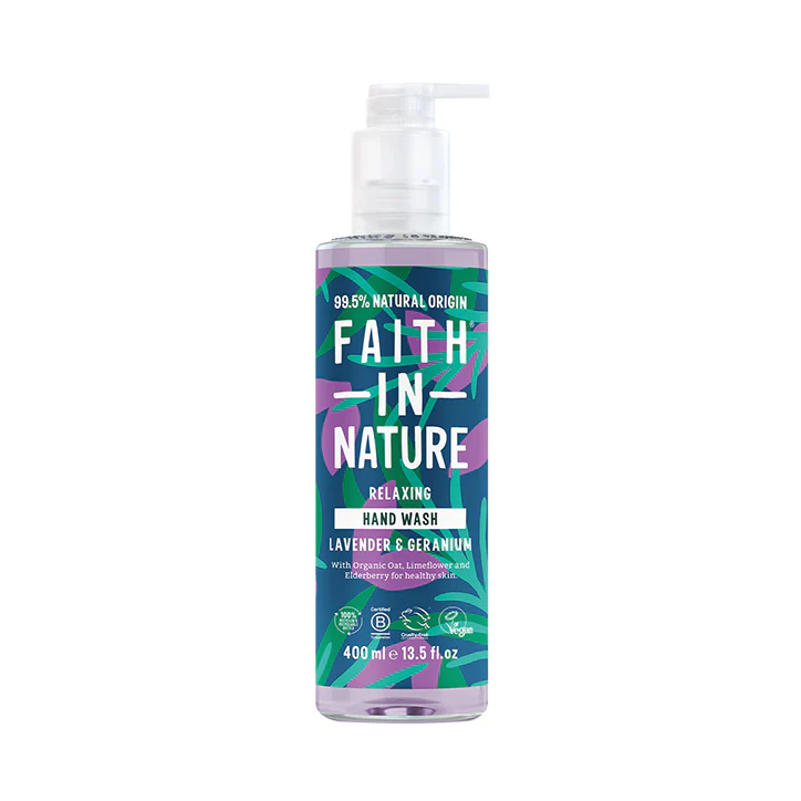 Faith In Nature Jabón de Manos  de Lavanda y Geranio - 400 ml