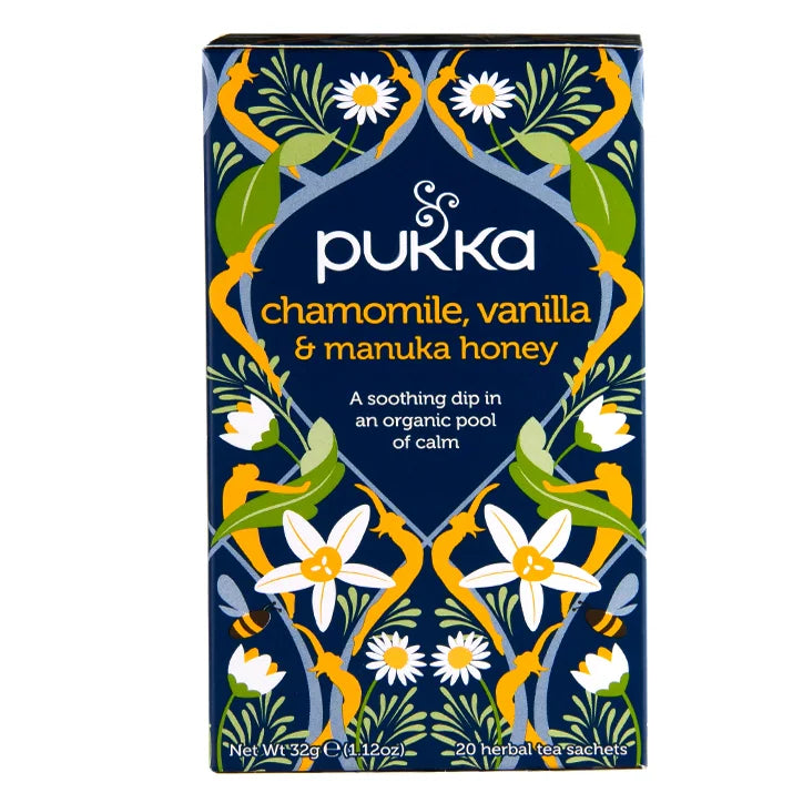 Pukka Té de Manzanilla, Vainilla y Miel de Manuka - 20 Bolsitas