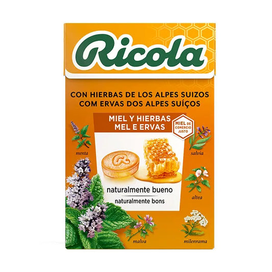 Ricola Caramelos con Hierbas Suizas Sabor Miel y Hierbas - 50g