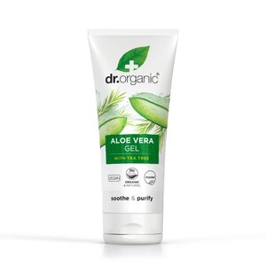Dr Organic Gel de Aloe Vera con Árbol de Té - 200 ml