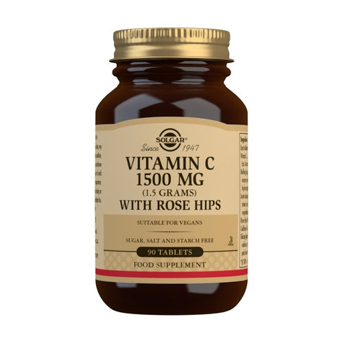 Solgar Vitamina C 1500mg con escaramujo - 90 Comprimidos