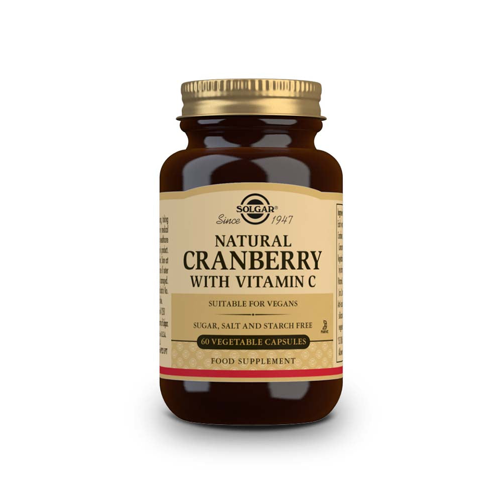 Solgar Arándano Rojo con Vitamina C – 60 Cápsulas vegetales
