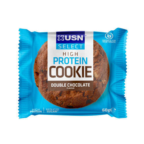USN SELECT Galleta Alta Proteica Sabor Doble Chocolate - 60g