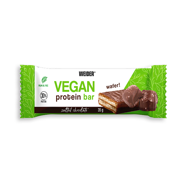 Weider Barrita de Proteínas Veganas Sabor Chocolate Salado - 35g
