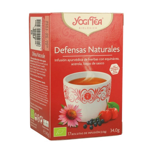 Yogi Tea Infusión Ayurvédica Defensas Naturales - 34g