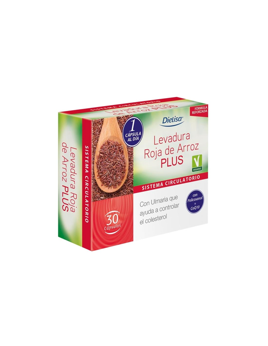 Dielisa Levadura Roja de Arroz PLUS - 30 Cápsulas