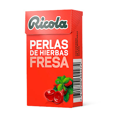 Ricola Perlas de fresa - 25g