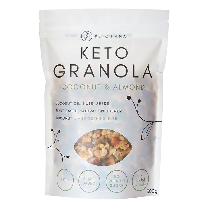 Keto Hana Keto Granola de Coco & Almendra - 300g