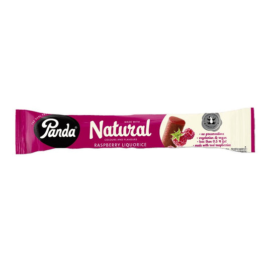Panda Natural Barrita de Regaliz de Frambuesa - 32g