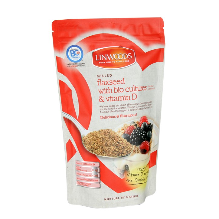 Linwoods Linaza Molida con Bio Cultivos & Vitamina D - 360g