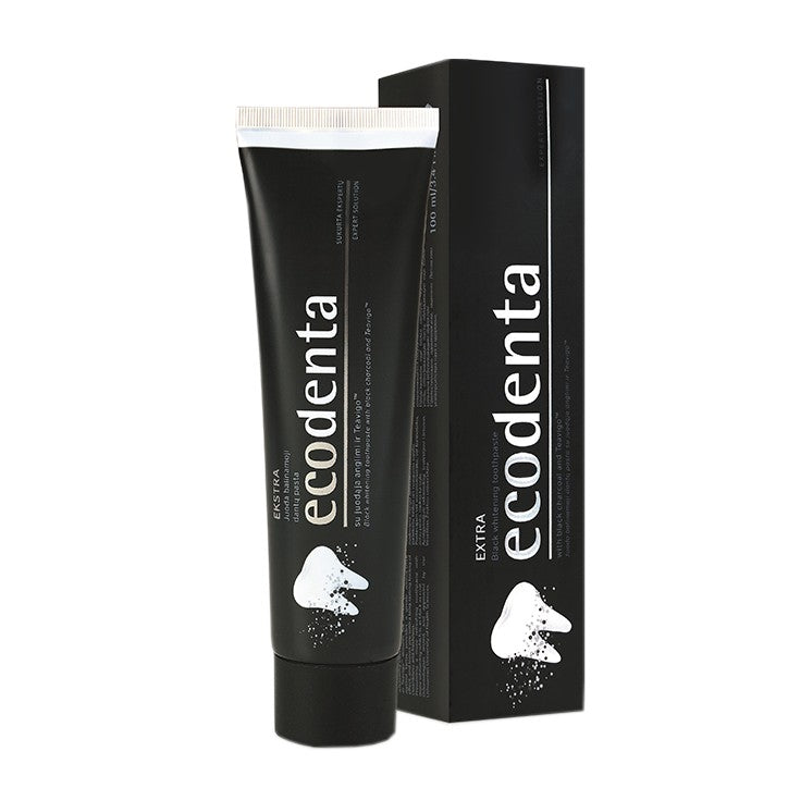 Ecodenta Pasta de Dientes Negra Extra Blanqueadora - 100ml
