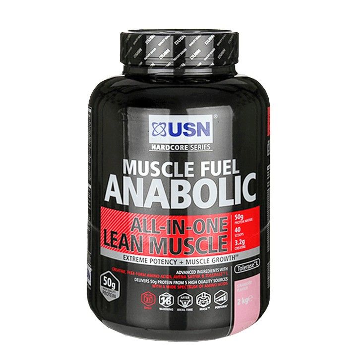 USN Muscle Fuel Anabolic Sabor Fresa - 2kg