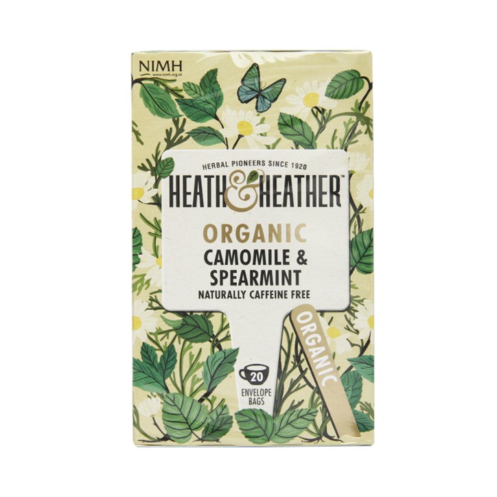 Heath & Heather Orgánico Manzanilla y Menta Verde - 20 Bolsitas