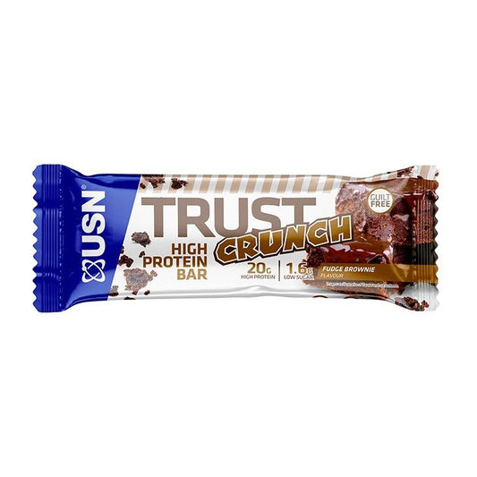 USN Trust Crunch Bar Dulce De Brownie - 60g