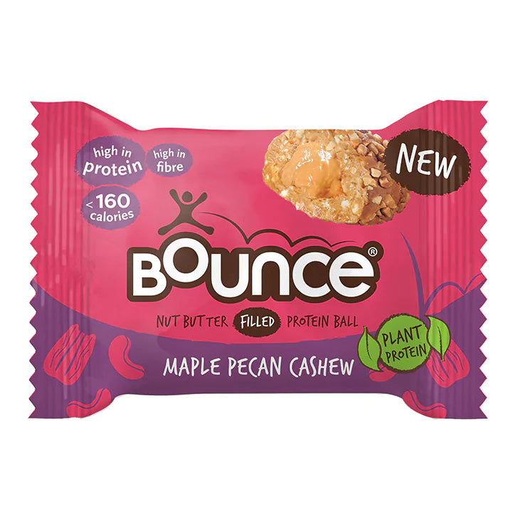 Bounce Bola de Proteína de Arce y Nuez Pecan Rellena con Mantequilla de Anacardo - 35g